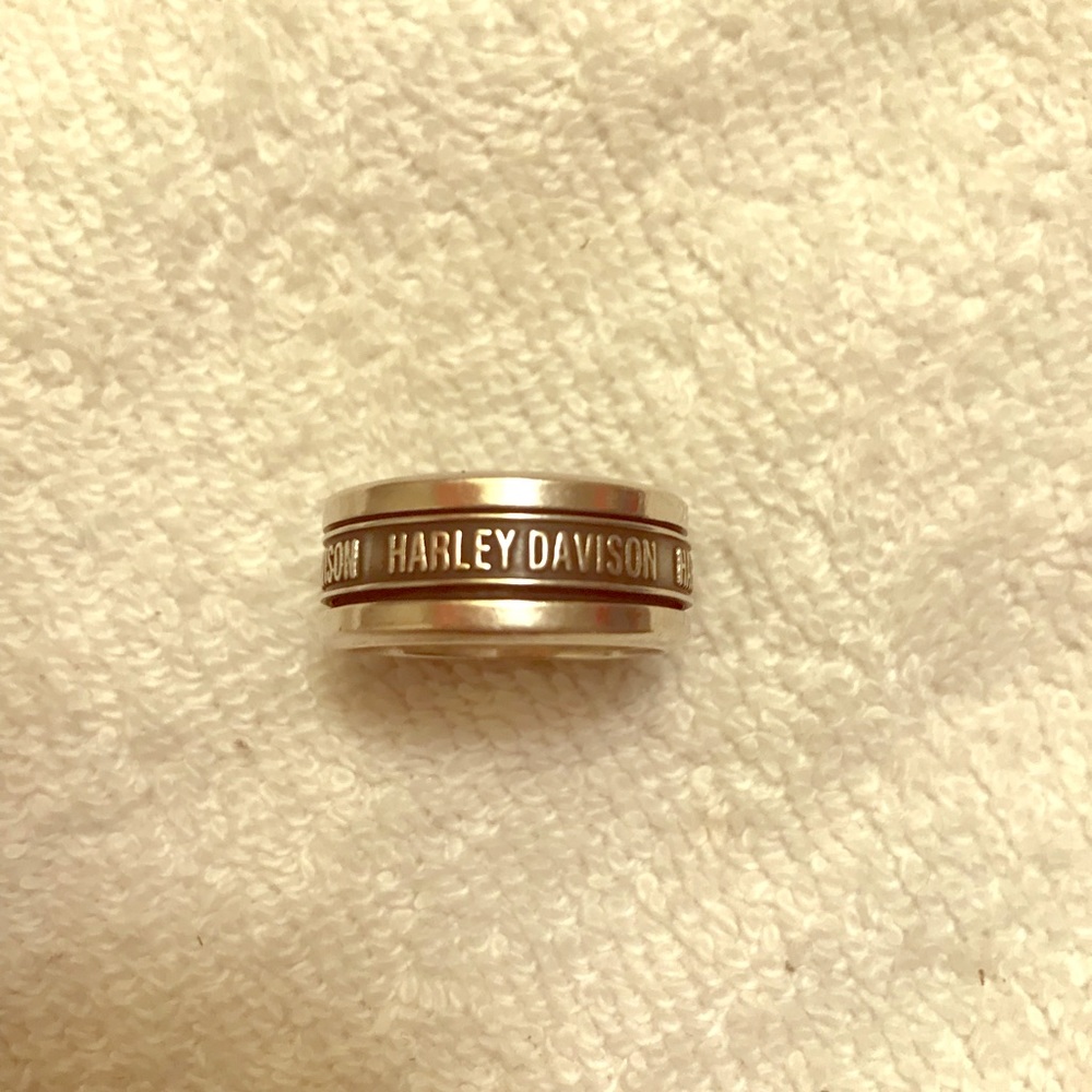 Harley Davidson Sterling silver 925 spinner ring